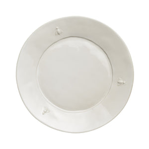SET OF 4 CERAMIC DINNER PLATE OFF WHITE - COLLECTION BEE