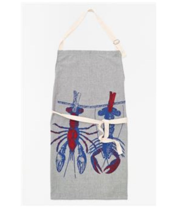 TABLIER LANGOUSTES, L: 63,5 cm - H: 80 cm