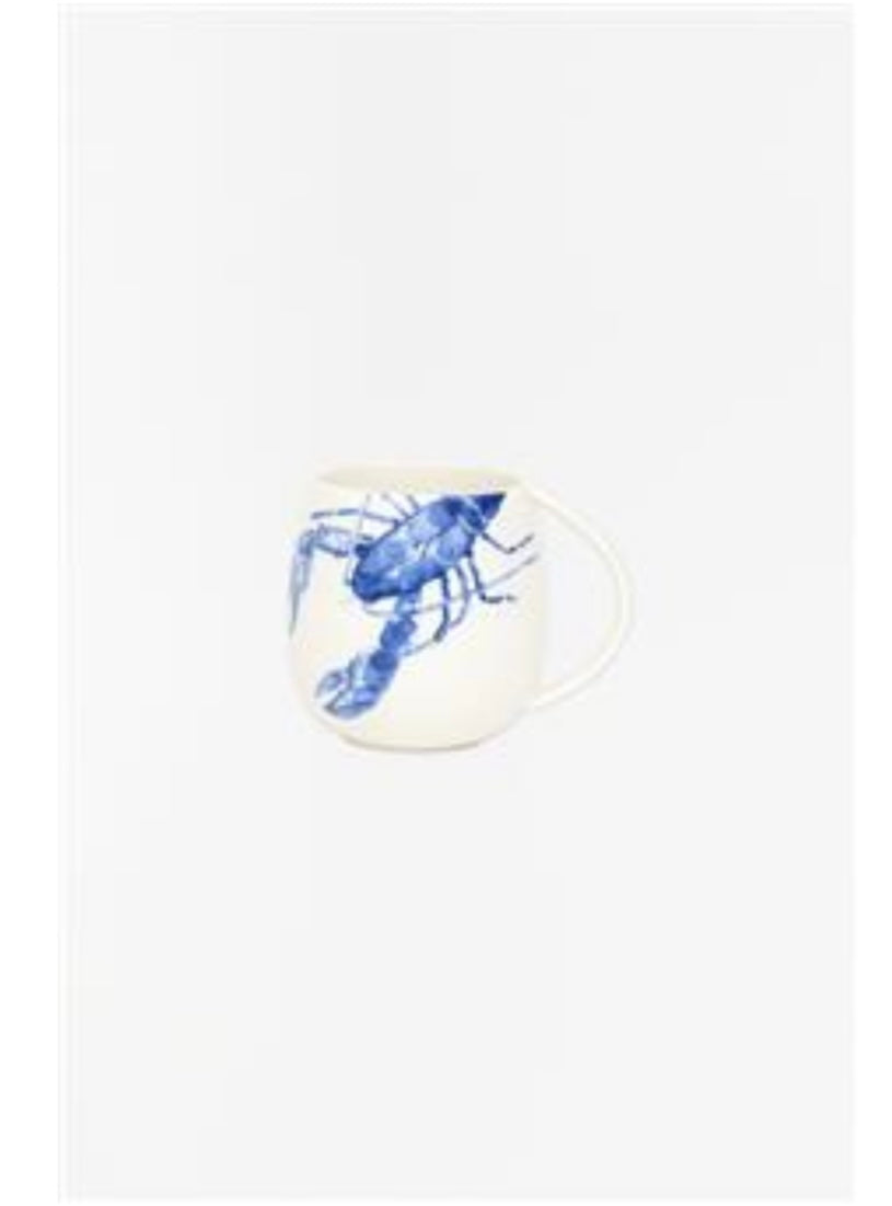 MUG LANGOUSTE,  Ø: 8 cm - H: 10 cm (X4)