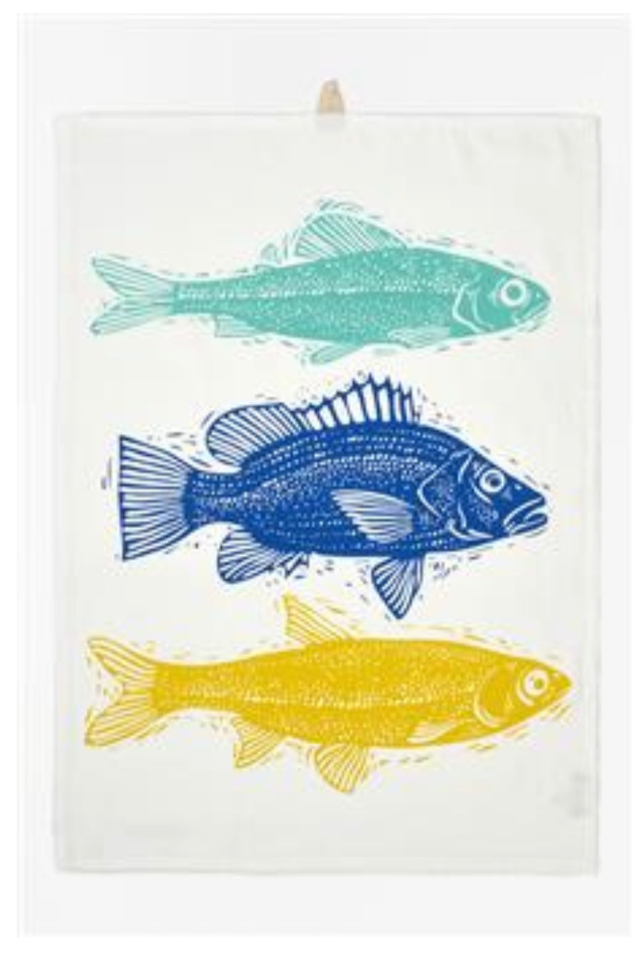 TORCHON POISSONS, L: 50 cm - H: 70 cm