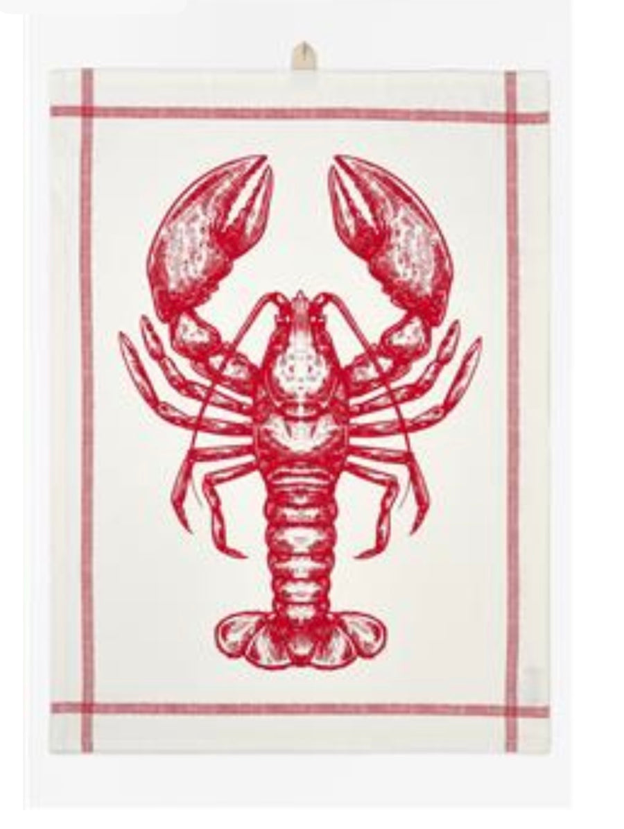 TORCHON LANGOUSTE, L: 50 cm - H: 70 cm