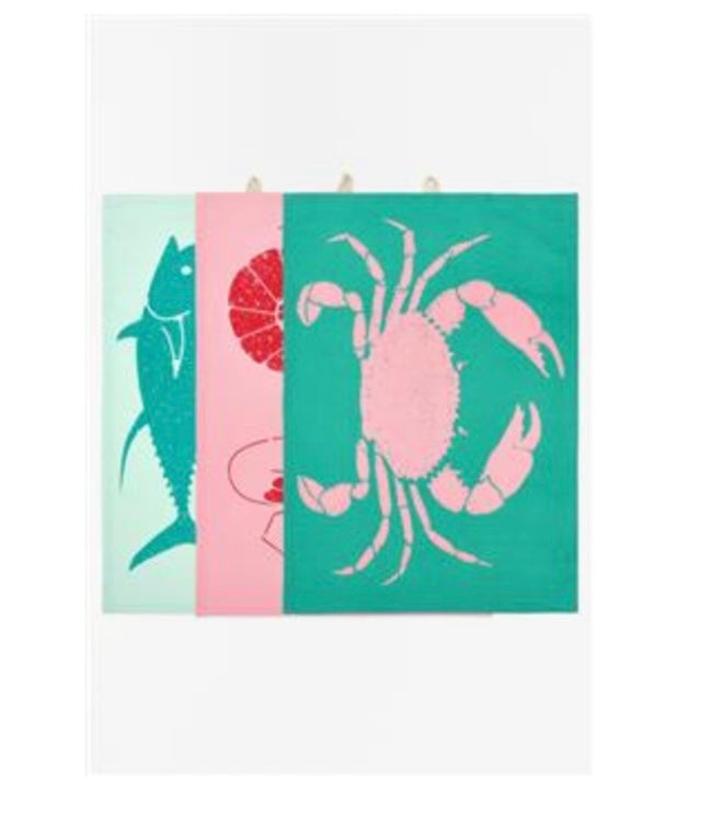 SET DE 3 TORCHONS, L: 50 cm - H: 70 cm SET 3