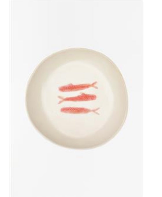 BOL POISSONS, Ø: 22 cm - H: 5 cm (X2)