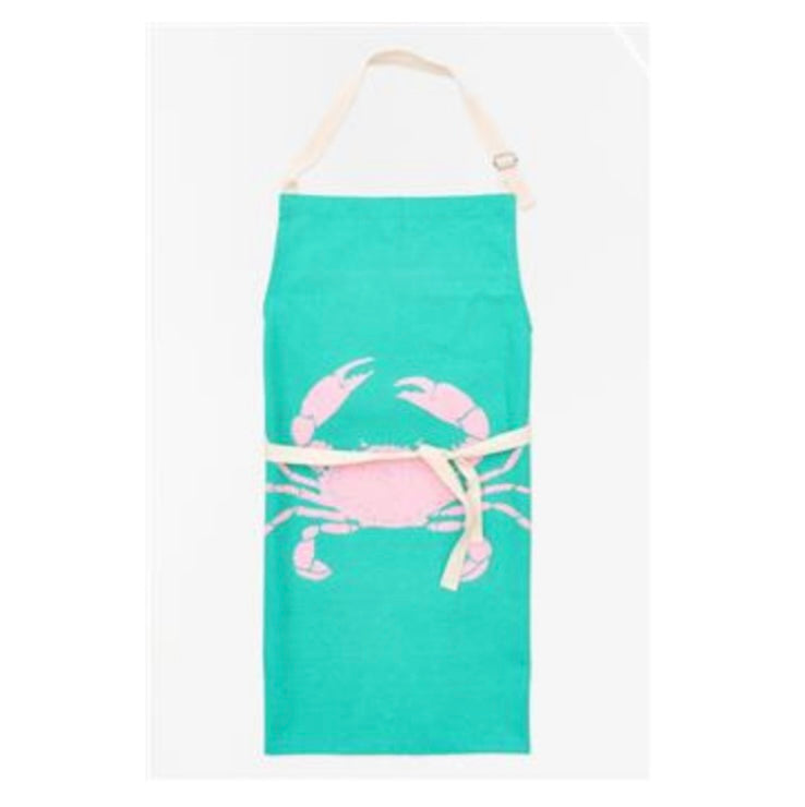 TABLIER CRABE, L: 63,5 cm - H: 80 cm