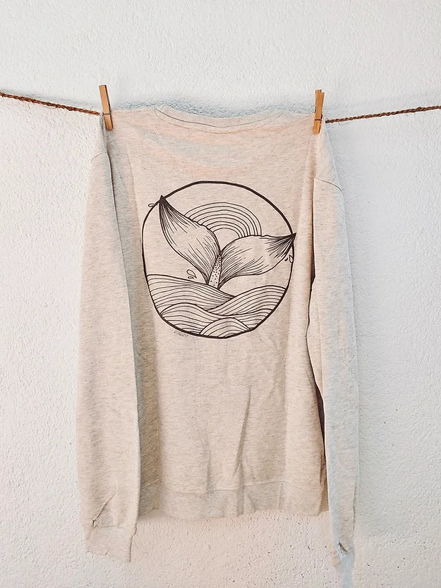 Sweater Whale Tail Beige XS