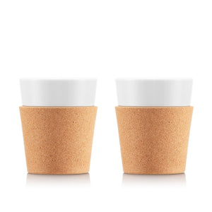 BODUM BISTRO - 2 pcs mug with Cork Sleeve 0.3L