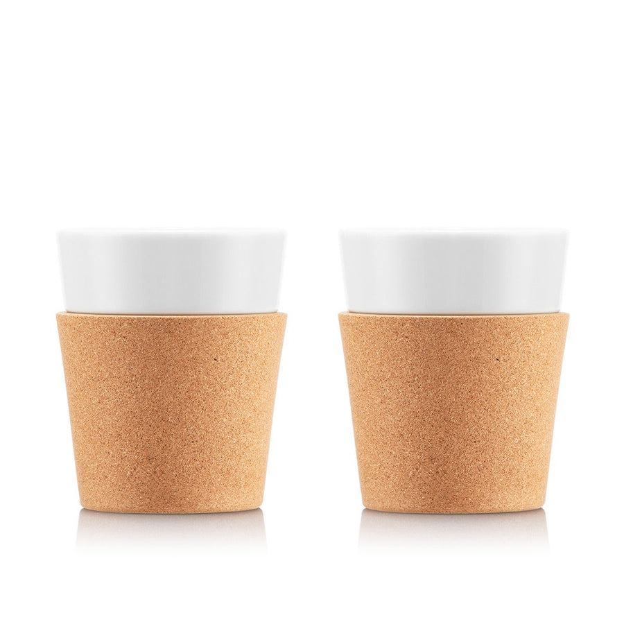 BODUM BISTRO - 2 pcs mug with Cork Sleeve 0.3L