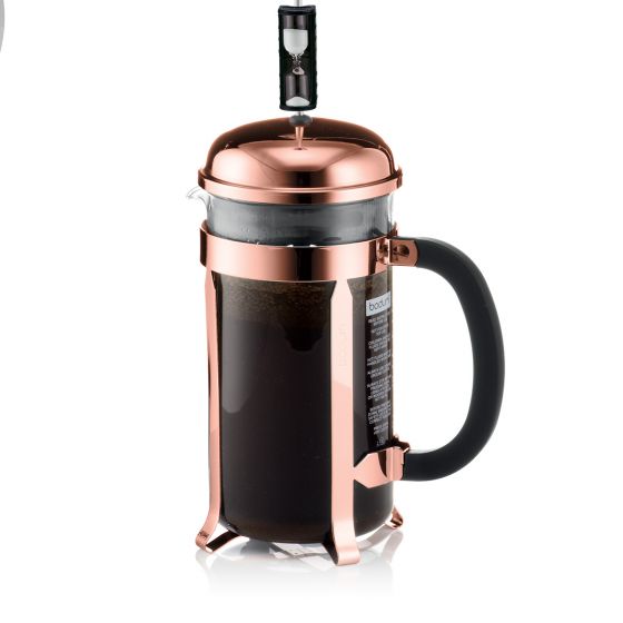 BODUM CHAMBORD - French press, 8 cups, 1L (Copper)