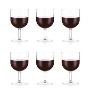 BODUM OKTETT - 6 pcs Durable Red Wine Glass