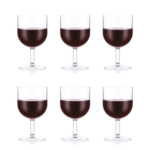 BODUM OKTETT - 6 pcs Durable Red Wine Glass