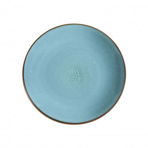 SET OF 6 DESSERT PLATES - FEELING TURQUOISE