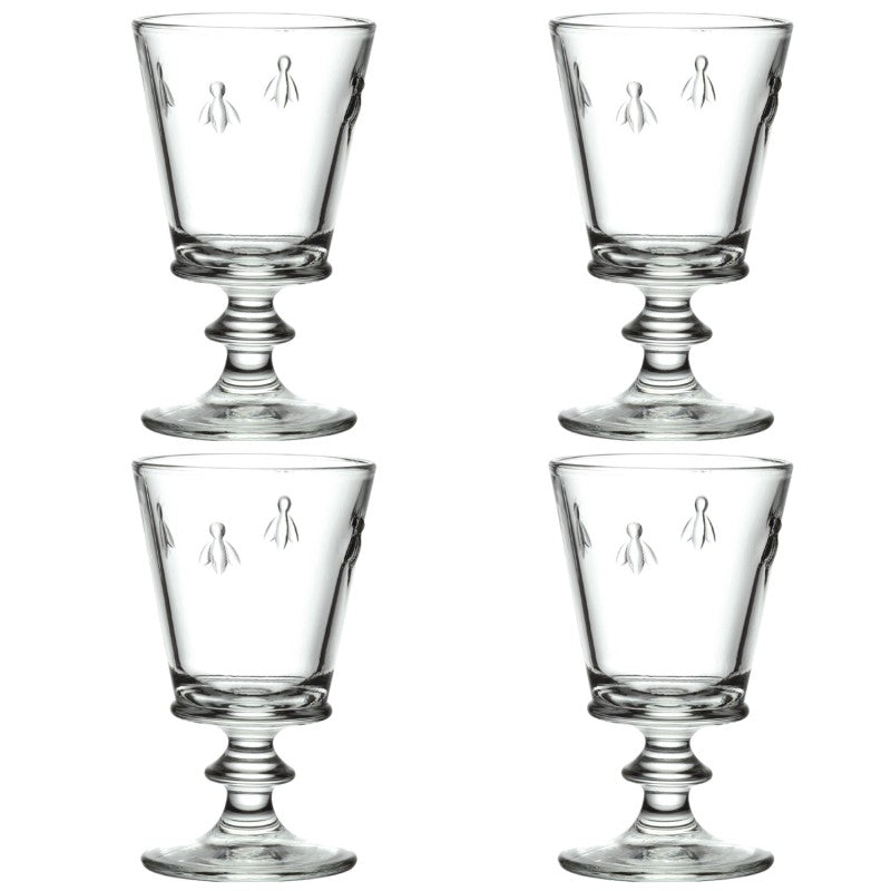 SET OF 4 WINE GLASSES - BEE COLLECTION