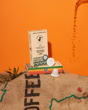 NEW AFRICAN Collection Eco-Capsules - Ethiopia Sidamo (10 capsules/ Compatible Nespresso*)