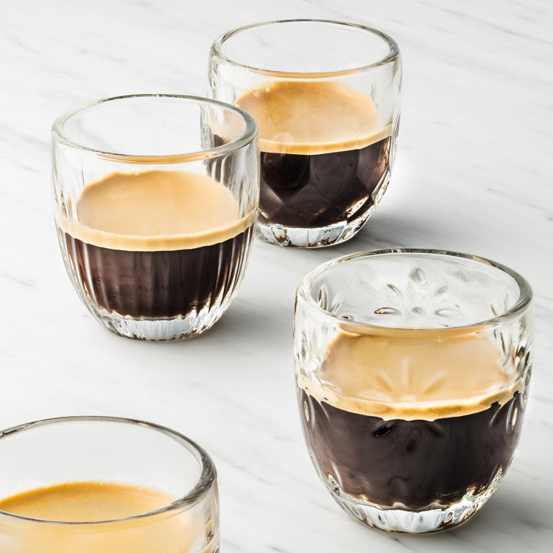 SET OF 4 TROQUET ASSORTED ESPRESSO