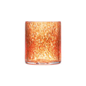 SET OF 6 WHISKY GLASS ORANGE