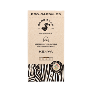 NEW AFRICAN Collection Eco-Capsules - Kenya (10 capsules/ Compatible Nespresso*)