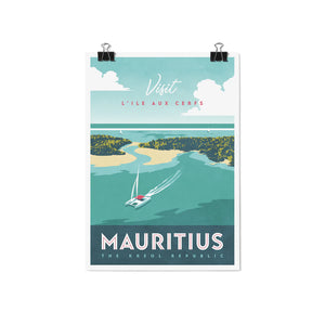 Poster Ile aux Cerfs - Kreol Rep
