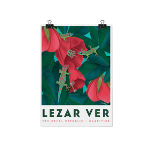 Postcard Lezar - Kreol Rep