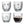 Load image into Gallery viewer, SET OF 4 TROQUET ASSORTED ESPRESSO
