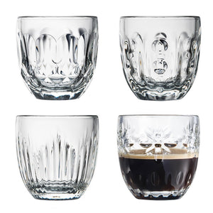 SET OF 4 TROQUET ASSORTED ESPRESSO