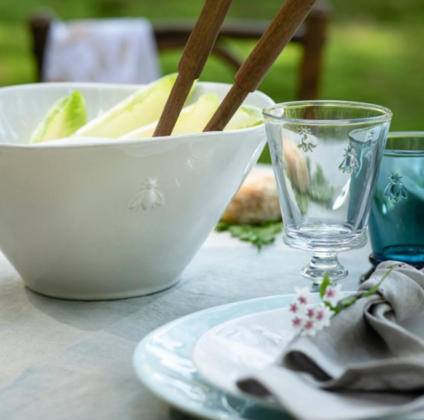 CERAMIC SALAD BOWL OFF-WHITE  - COLLECTION BEE - LA ROCHERE
