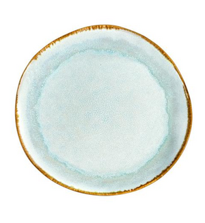 SET OF 6 DINNER PLATES - SHADOW AQUA