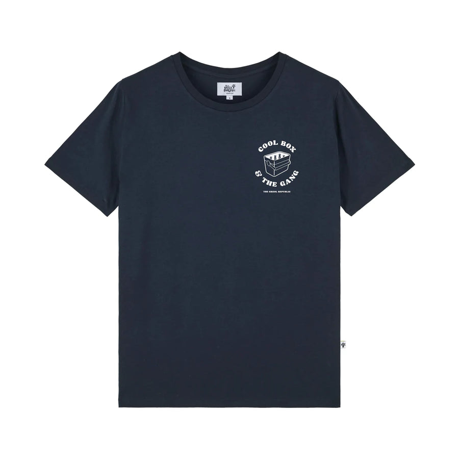 T-SHIRT MAN COOL BOX (Navy) - KREOL REPUBLIC