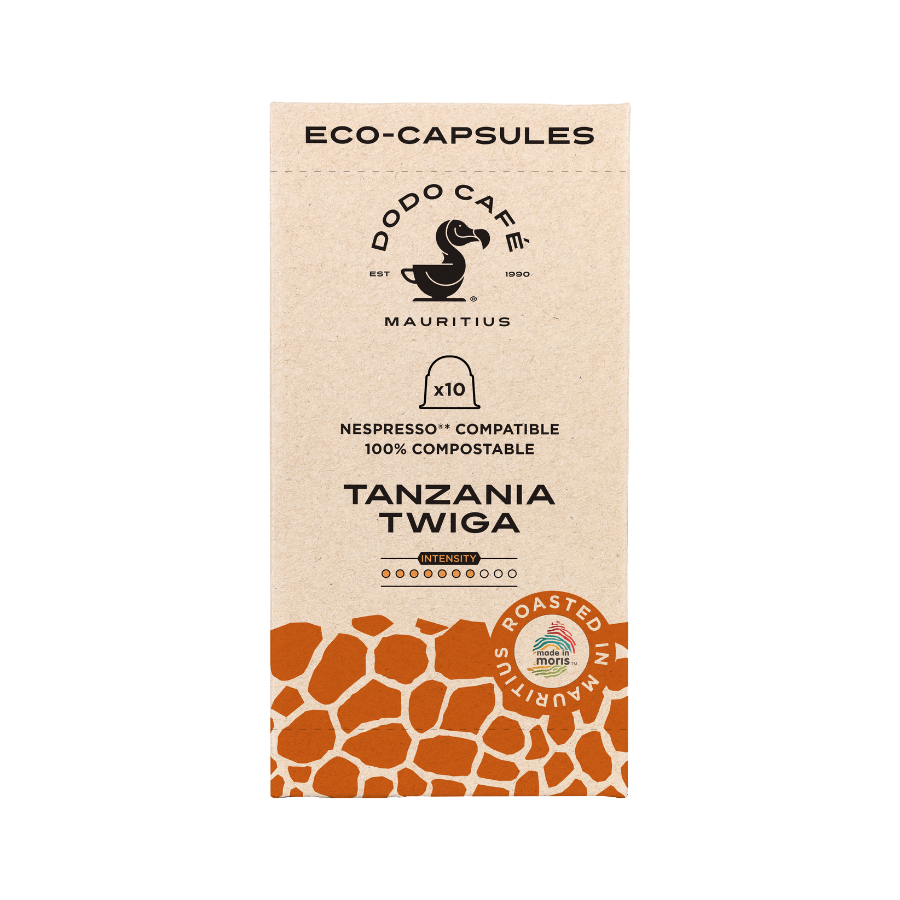 NEW AFRICAN Collection Eco-Capsules - Tanzania Twiga (10 capsules/ Compatible Nespresso*)