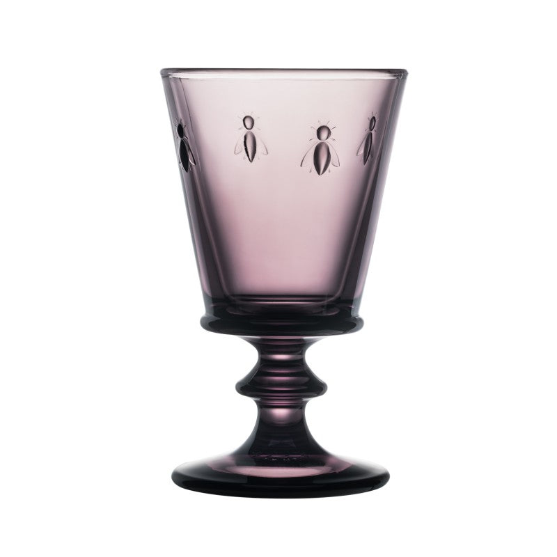 SET OF 6 WINE GLASSES - EGGPLANT