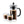 Load image into Gallery viewer, BODUM CHAMBORD - SET French Press (Chrome), 8 cups, 1L w/ 2 dbl wall glasses 0.35L

