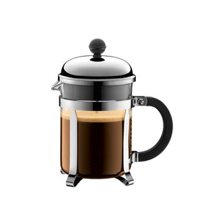 BODUM CHAMBORD - French Press, 4 cups, 0.5L (Silver)